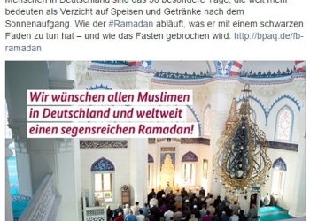 Ramadan-Glückwunsch der Bundesregierung
